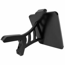 Side Mount License Plate Holder — 17.8 cm × 22.9 cm, black
