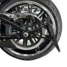 Soportes laterales para matrícula — eje de 3/4", acabado anodizado negro o cromado