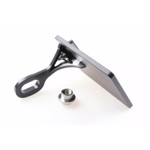 License Plate — 17 cm height, 21 cm width, rear axle mount, black
