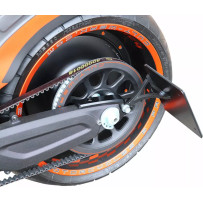 Placa de matrícula — 17 cm x 21 cm, negro