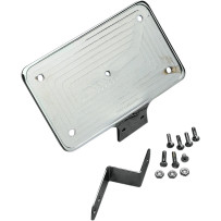 Laydown License Plate Mount — Harley-Davidson®, Chrome