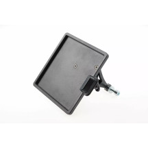 Portaplacas — 20 cm × 18 cm, negro