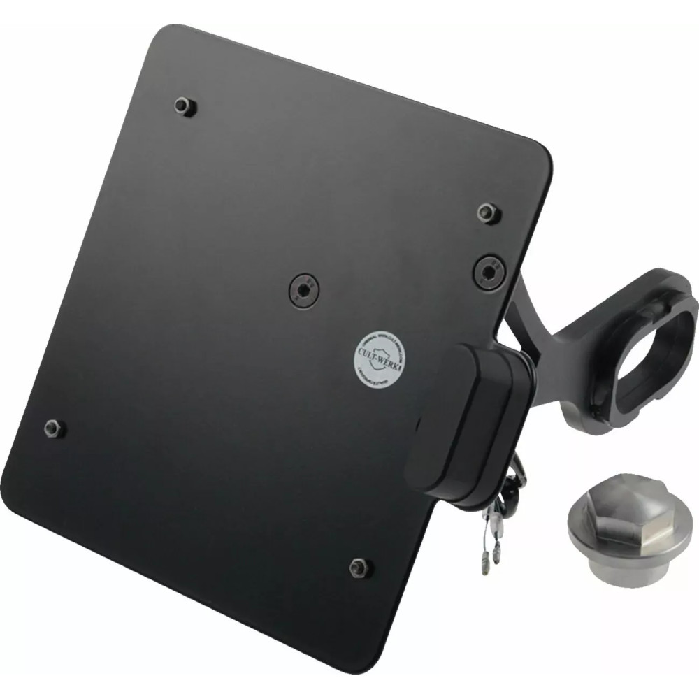 License Plate — 20 cm x 18 cm, Black License Plate — 20 cm x 18 cm, Black