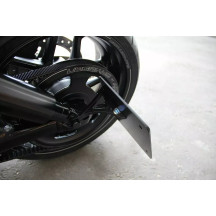 License Plate Holder — 17 cm × 17 cm, black