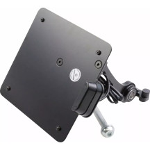 Placa de matrícula — 17 cm x 17 cm, negro