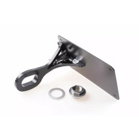 Placa de matrícula — 21 cm de ancho, 14,3 mm de alto, negro