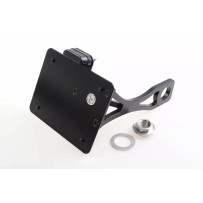 Soporte de matrícula — 14 cm x 18 cm, negro