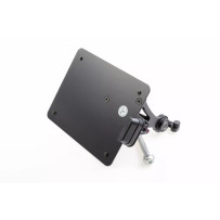 Soporte de matrícula RH975 — 17 cm de alto, 21 cm de ancho, negro