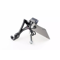 Soporte de matrícula RH975 — 14 cm x 18 cm, LED, negro