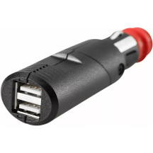 USB Double Charging Socket with Universal Plug