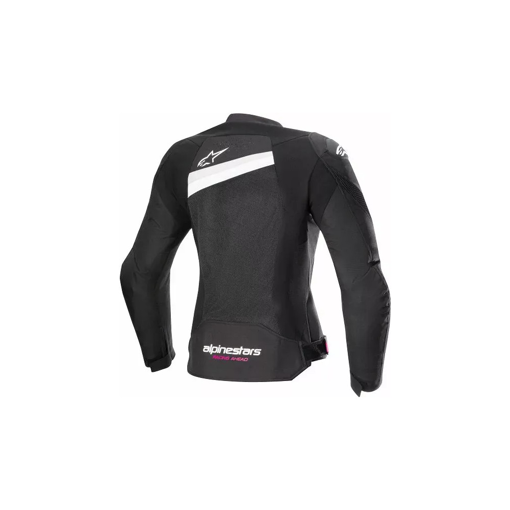 Chaqueta Stella T-GP Plus R v4 Air — L, Mujer, Negro/Blanco