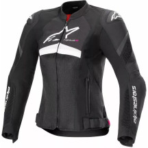 Chaqueta Stella T-GP Plus R v4 Air — L, Mujer, Negro/Blanco