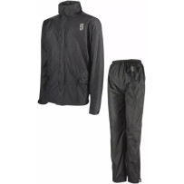 Conjunto impermeable Completo System de dos piezas — S, Negro