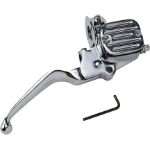 Cut-Down Front Brake Master Cylinder — 17.5 mm (11/16"), chrome