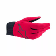 A-Dura Rain Guantes — Talla L, Hombre, Rojo fluorescente