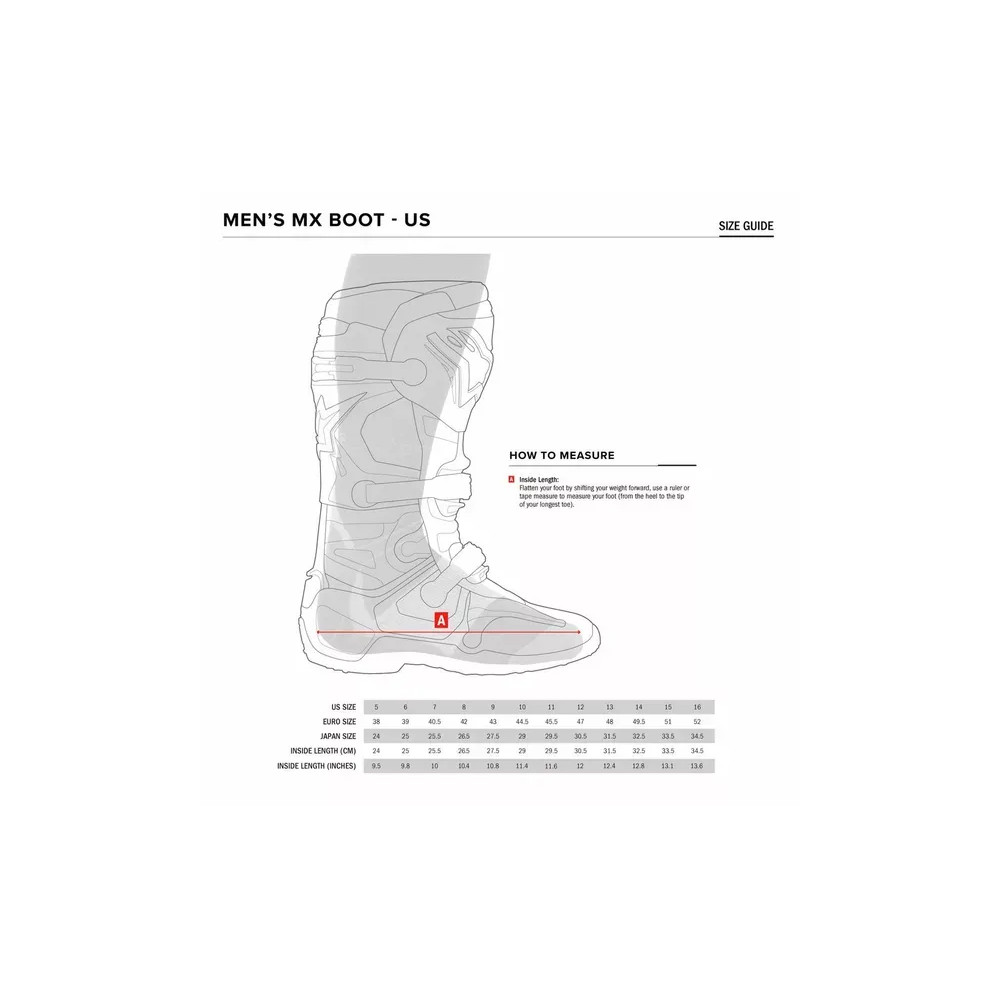 Botas Tech 5 — EU 44.5, Over-Calf, Rojo