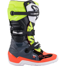 Botas Juveniles Tech 7S — EU 35.5, sobre la pantorrilla, Negro