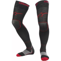 Tech Layer Long MX Socks — S/M, knee-high, black, red