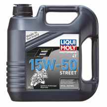 Aceite de motor 4T 15W-50 para la calle