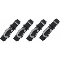 Correas de retención para Drybag M/L — Pack de 4, negro