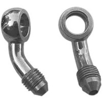 Racor Banjo Serie 600 — 3/8" 45° banjo, manguera -3, negro