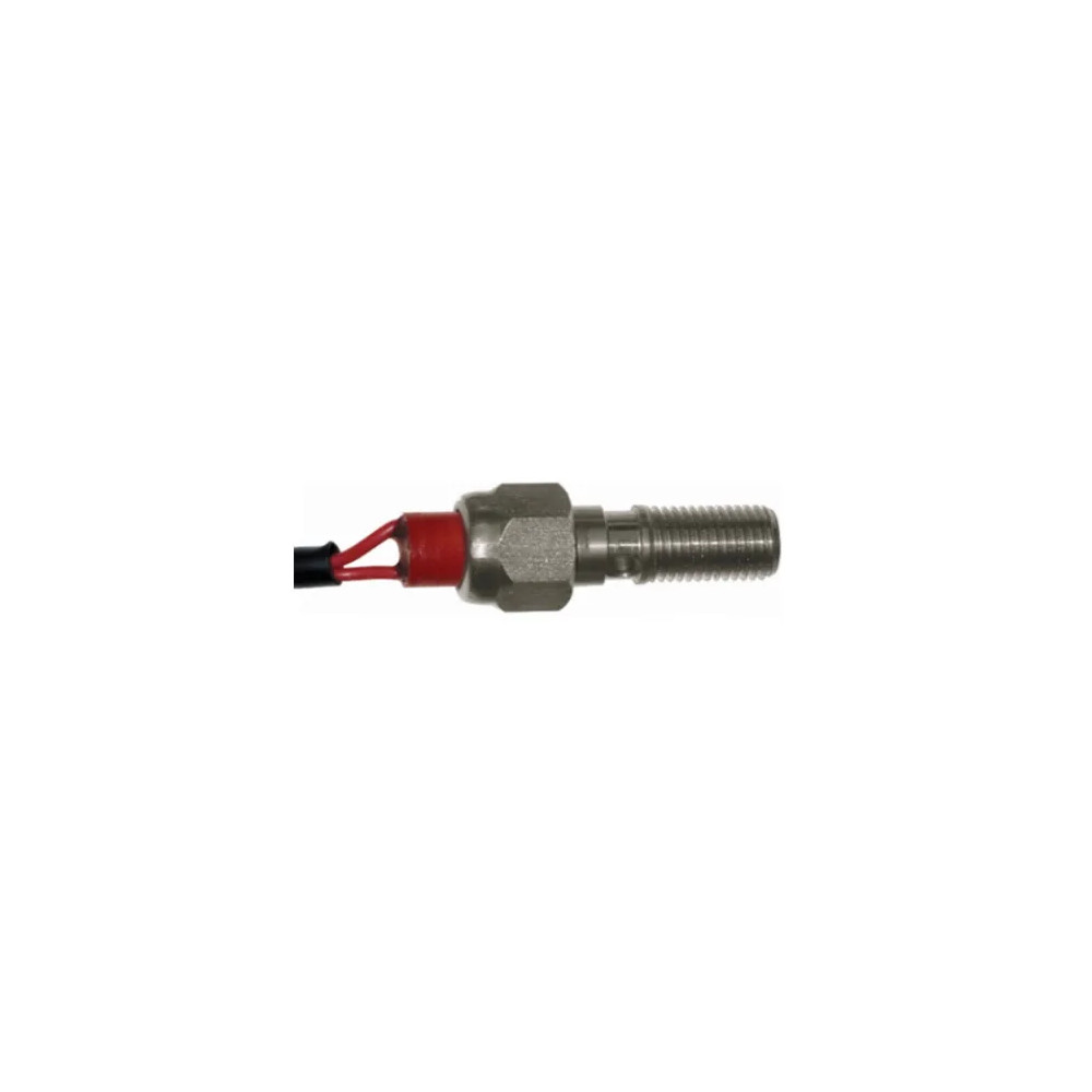 Perno Banjo con Interruptor — rosca 7/16-24, plateado
