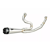 Zard kit completo 2:1 para H‑D Tourings (Street Glide / Road King / Road Glide) E5 — 2-Into-1, pulido