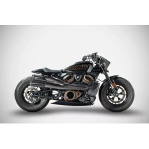 ZARD TOP GUN EXHAUST SYSTEM 2:2 SLIP-ON KIT H-D SPORTSTER S