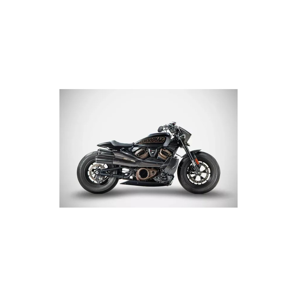 ZARD TOP GUN EXHAUST SYSTEM 2:2 SLIP-ON KIT H-D SPORTSTER S