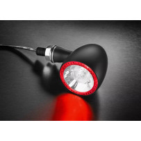 Bullet 1000® DF Luz trasera y de freno — 39mm, 12V, negro, M8 x 20