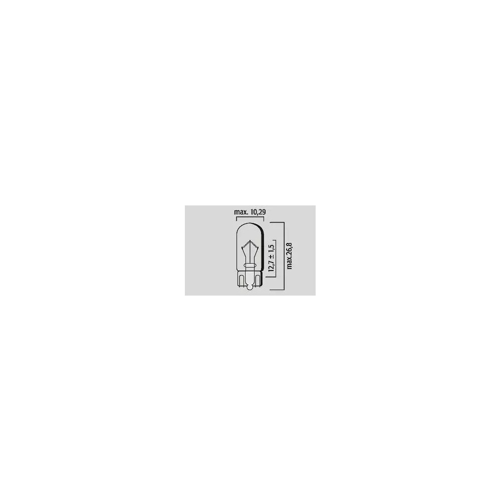 Filament Glass Wedge Bulbs
