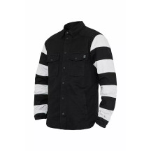 Prison Motoshirt Jacket — S, 111 cm chest, Black