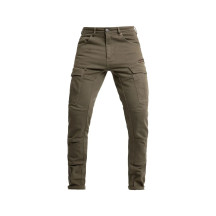 Pantalones Defender Mono — 34/34, ajuste entallado, Oliva