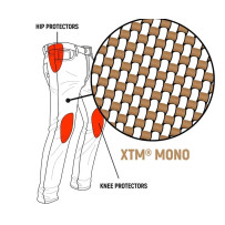 Pantalones de moto Defender Mono — 36/34, Oliva