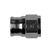 Conector de línea de freno — manguera -3, paquete de 6, plateado