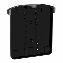 Soporte de matrícula Micro — 12V, montaje atornillado, trasero, negro