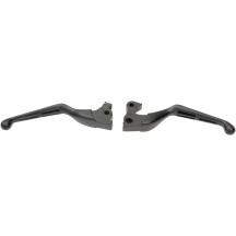 Juego de palancas ranuradas Wide Blade — Freno, Embrague, Par, Negro mate