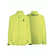 Conjunto impermeable System Set de dos piezas — Talla M, alta visibilidad (negro/amarillo fluorescente)