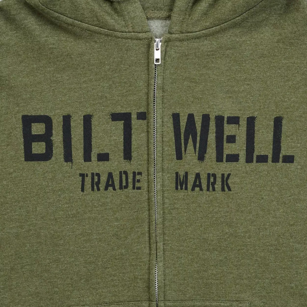 Stencil Zip Hoodie