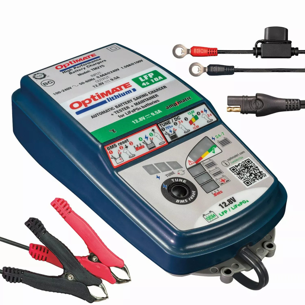 Optimate™ Lithium LFP 4S 10A Battery Charger Optimate™ Lithium LFP 4S 10A Battery Charger