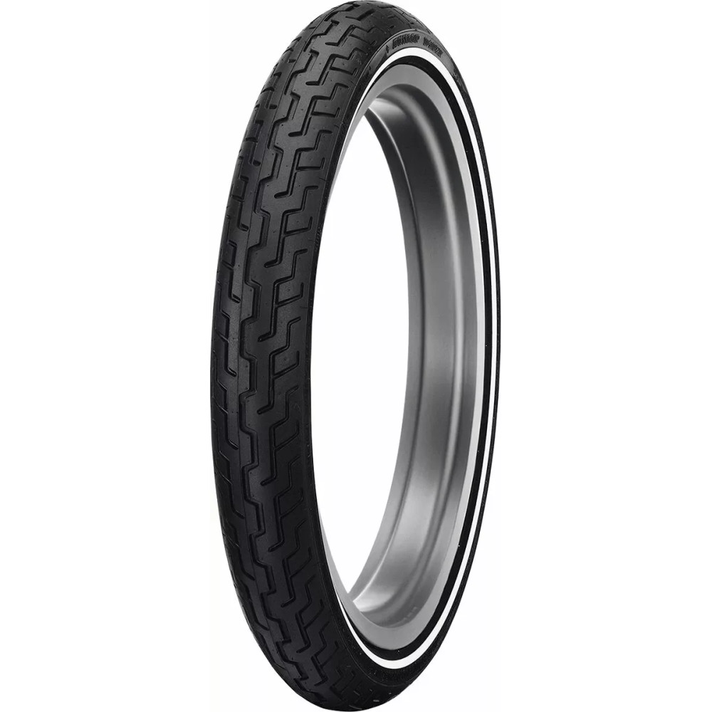 Neumático D402 — 130/70B18, llanta 18 pulg., Bias-belted, pared negra, 63H