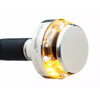 Intermitentes Mo-Blaze Disc — plano, cromado