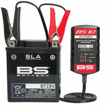 CARGADOR DE BATERÍA BS10 6V/12V-1A - Enchufe del Reino Unido