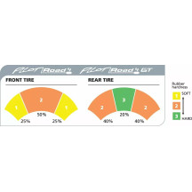 Pilot® Road 4 GT: Neumático radial sport touring de doble compuesto — 190/55-17, 75W