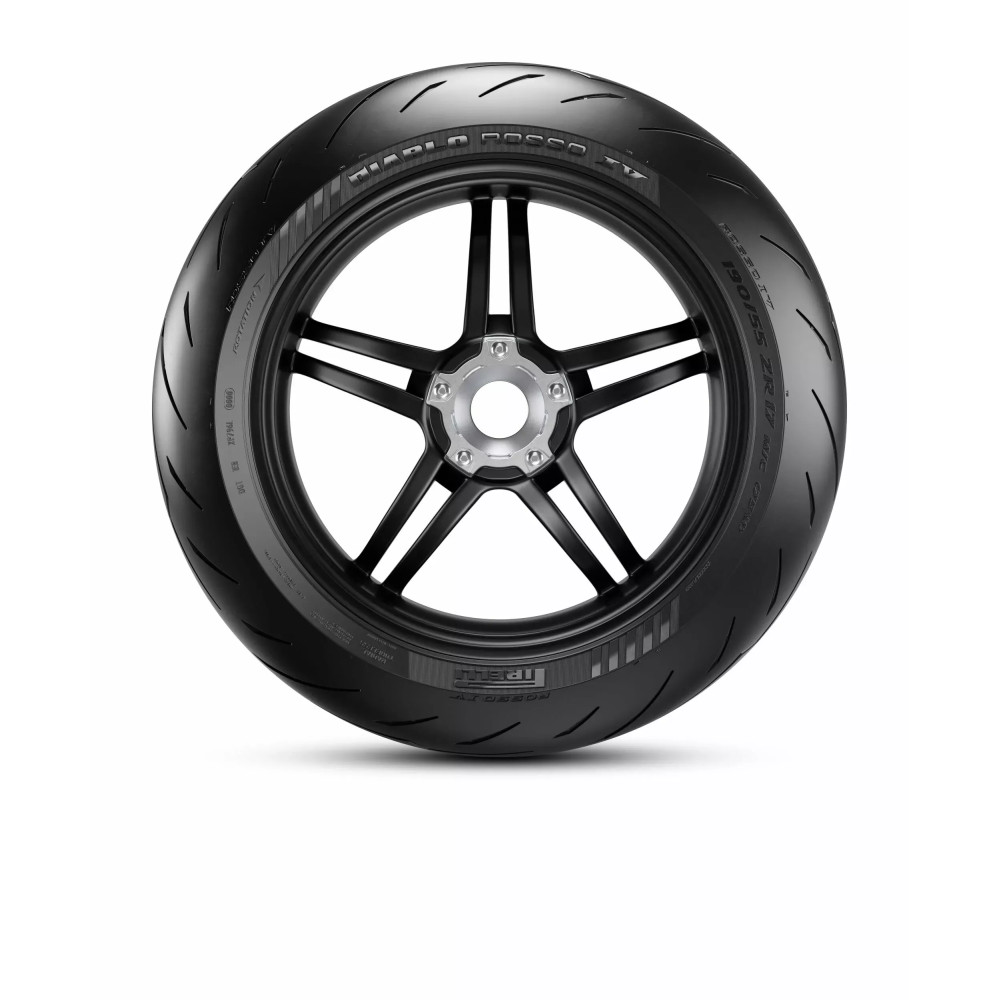 Neumático Diablo Rosso IV — 140/70-17, Trasero, 66S