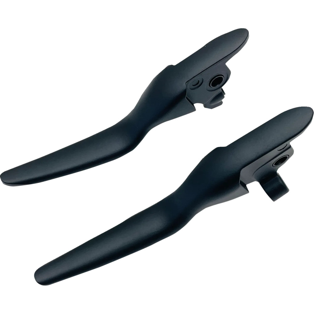 Custom Lever Set — Brake & Clutch, Black Satin