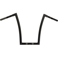1-1/4" Touring Handlebar — 32 mm (1-1/4"), Rise 45.5 cm (18"), Black Gloss