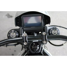 Riser For Harley V Rod Night Rod Special — Black anodized, aluminum