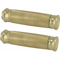 Vice Foot Pegs — Brass, female mount, pair