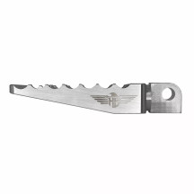 Foot Pegs for Harley — MX, Silver, Pair